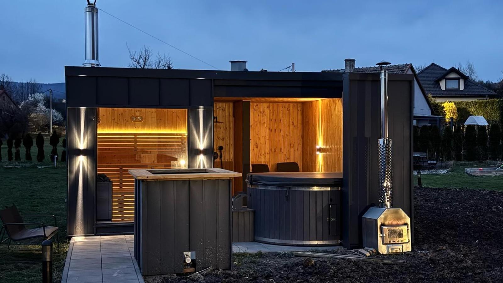 Apartamenty Boczna 3B Z Sauna I Balia Kudowa-Zdrój Kültér fotó